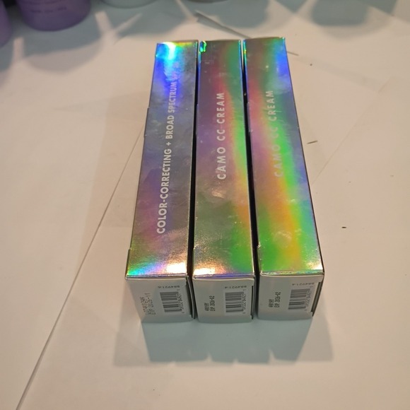 Elf Camo CC Cream 30 spf Sunscreen Tan 425 N - 1.05 oz - 3 Packs - Picture 4 of 10